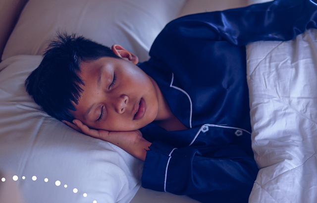 Boy Sleeping Banner